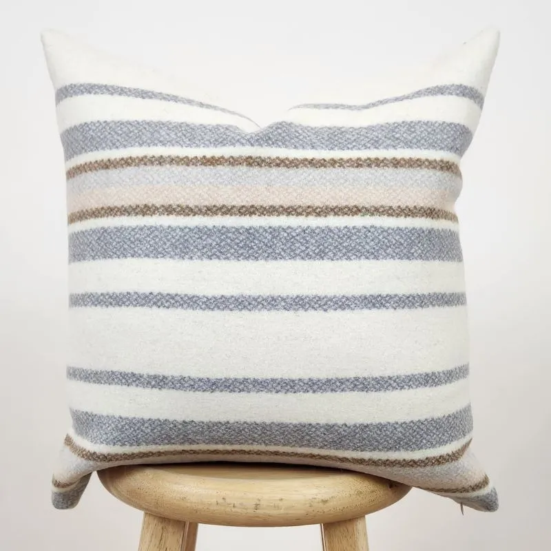 Woven Cotton Cozy Wool Pillow