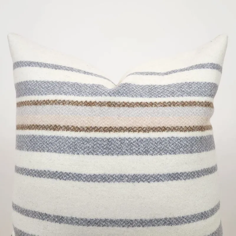 Woven Cotton Cozy Wool Pillow