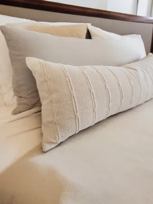 Woven Cotton Ivory Lumber (12 x36)