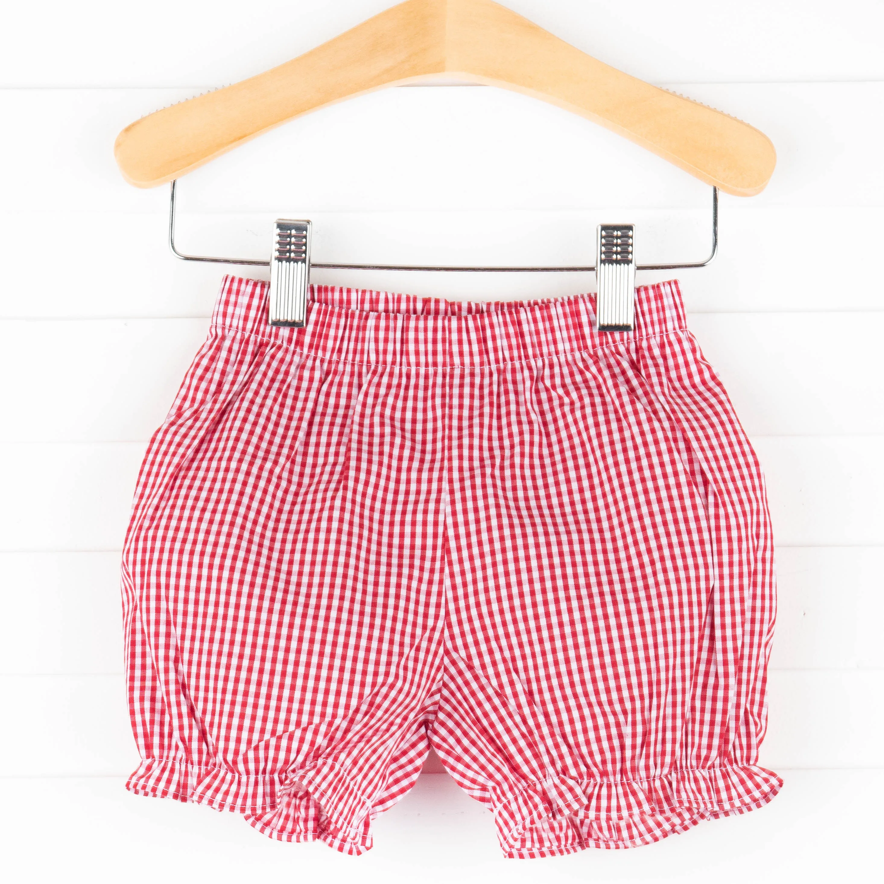 Woven Girl Ruffle Bloomer Shorts