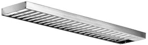 WS Bath Collections Skuara Collection Bathroom Shelf, 19.7" x 5.3", Polished Chrome