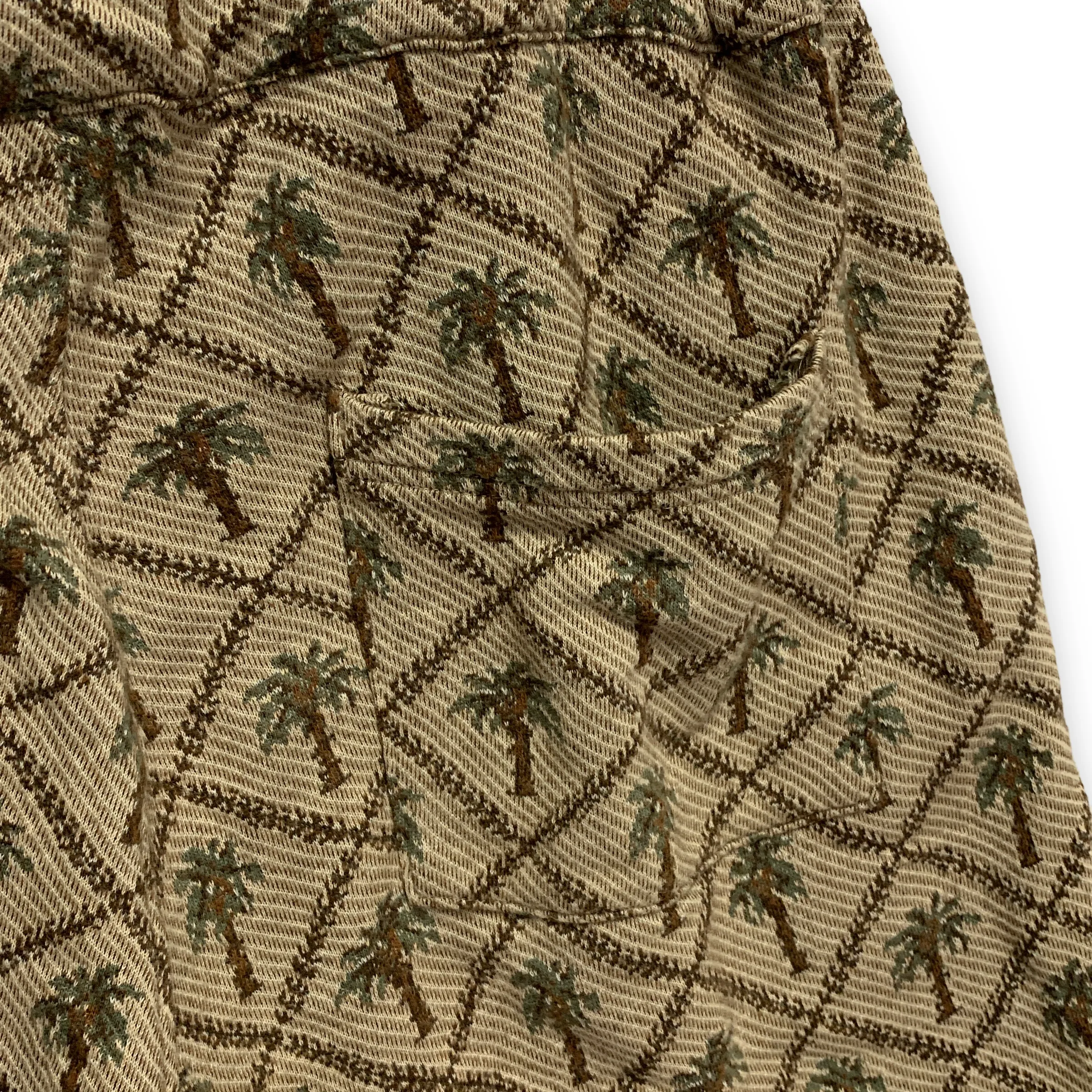 [XL] Kapital Jacquard Woven Palm Tree  Shorts