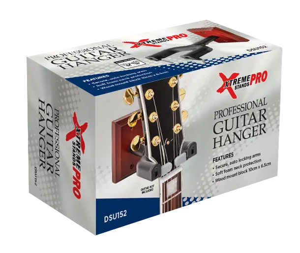 Xtreme Pro Auto locking guitar wall hanger DSU152