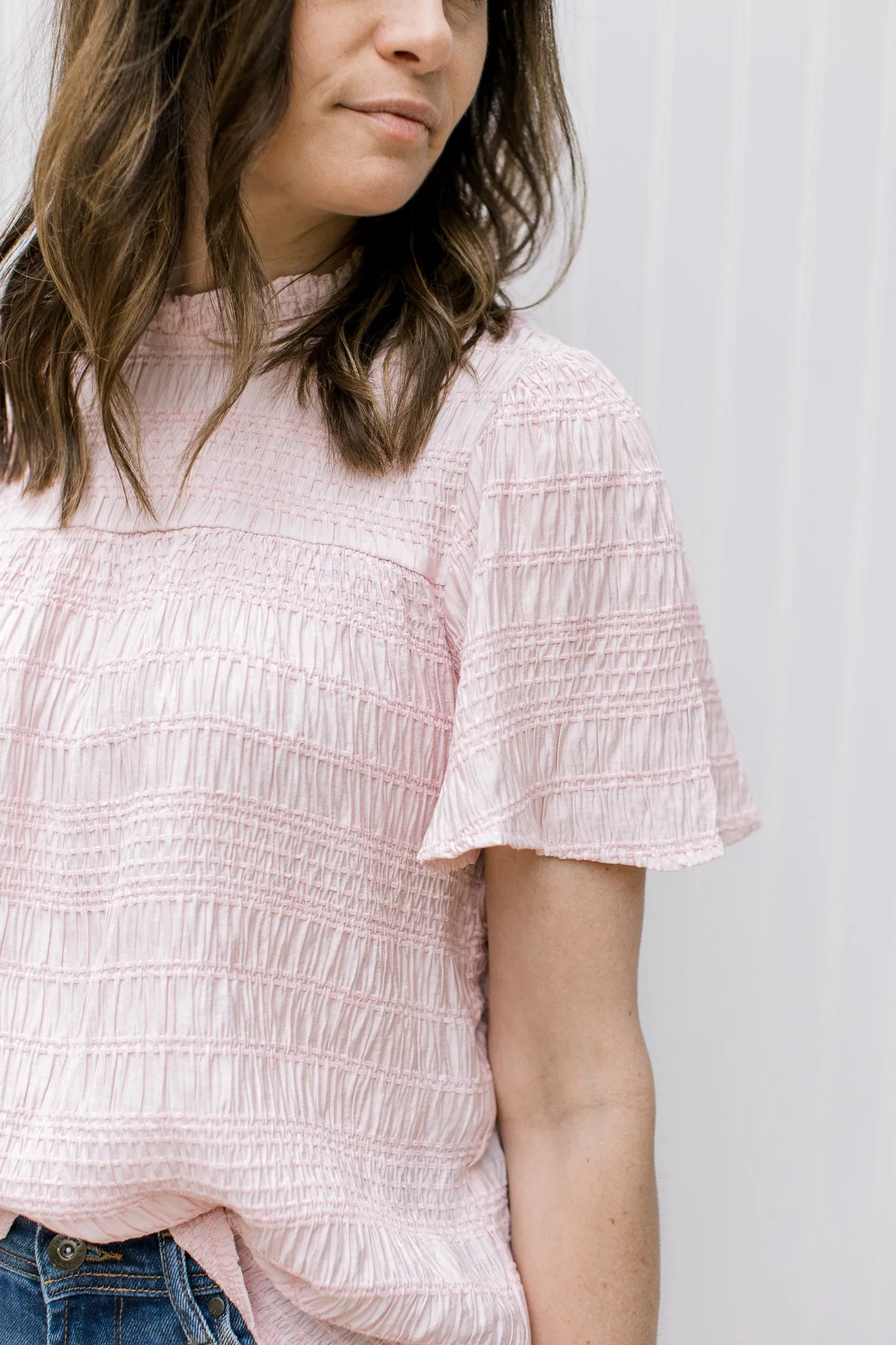 XZ Blush Details Top
