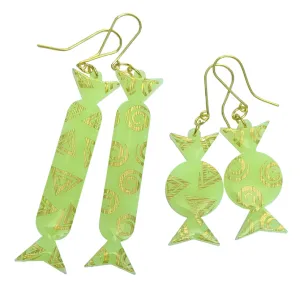 YELLOW GLAM CANDY EARRINGS