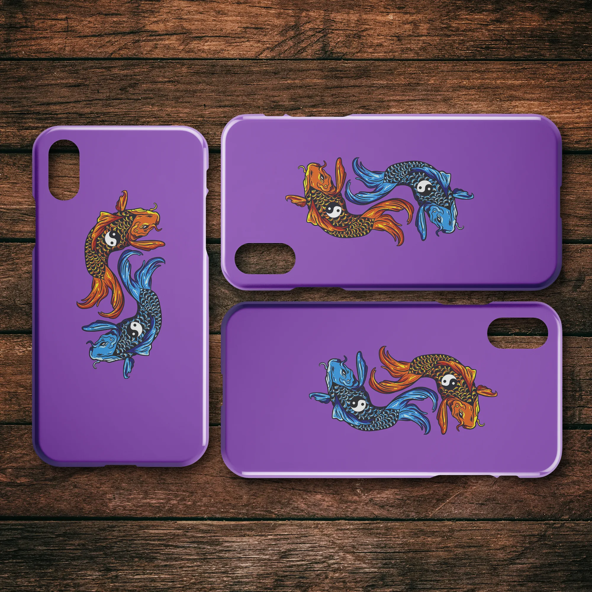 Yin-Yang Koi iPhone Case