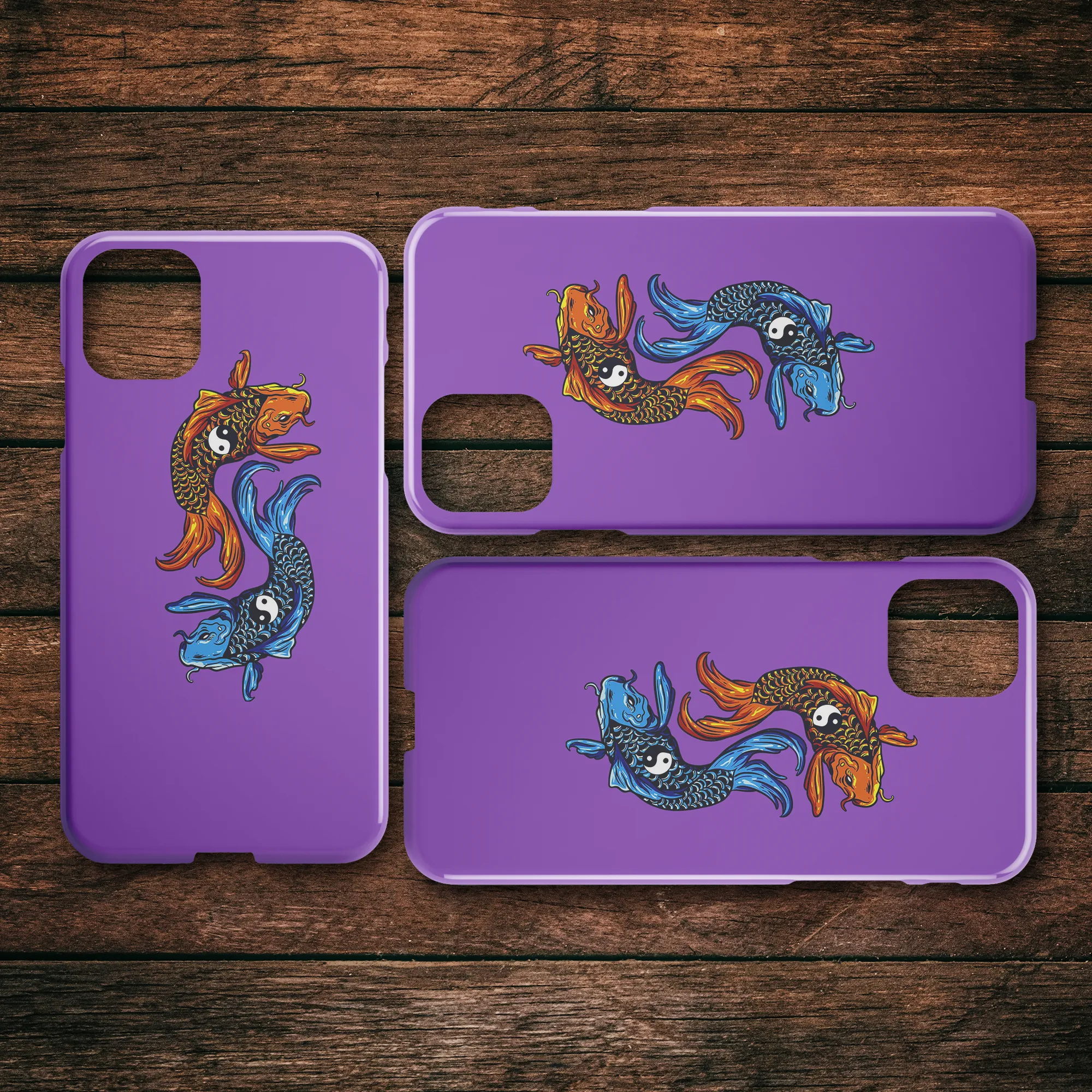 Yin-Yang Koi iPhone Case