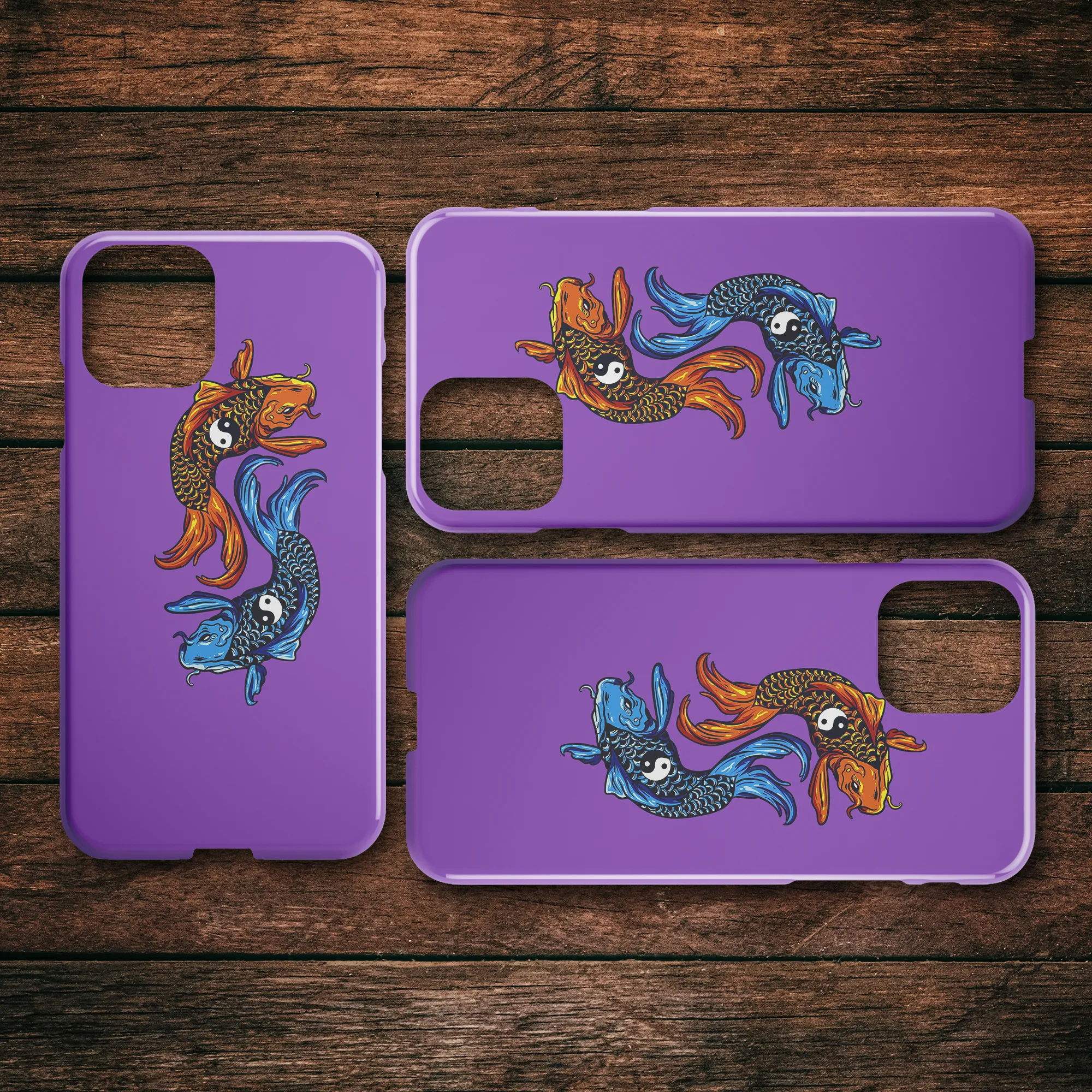 Yin-Yang Koi iPhone Case