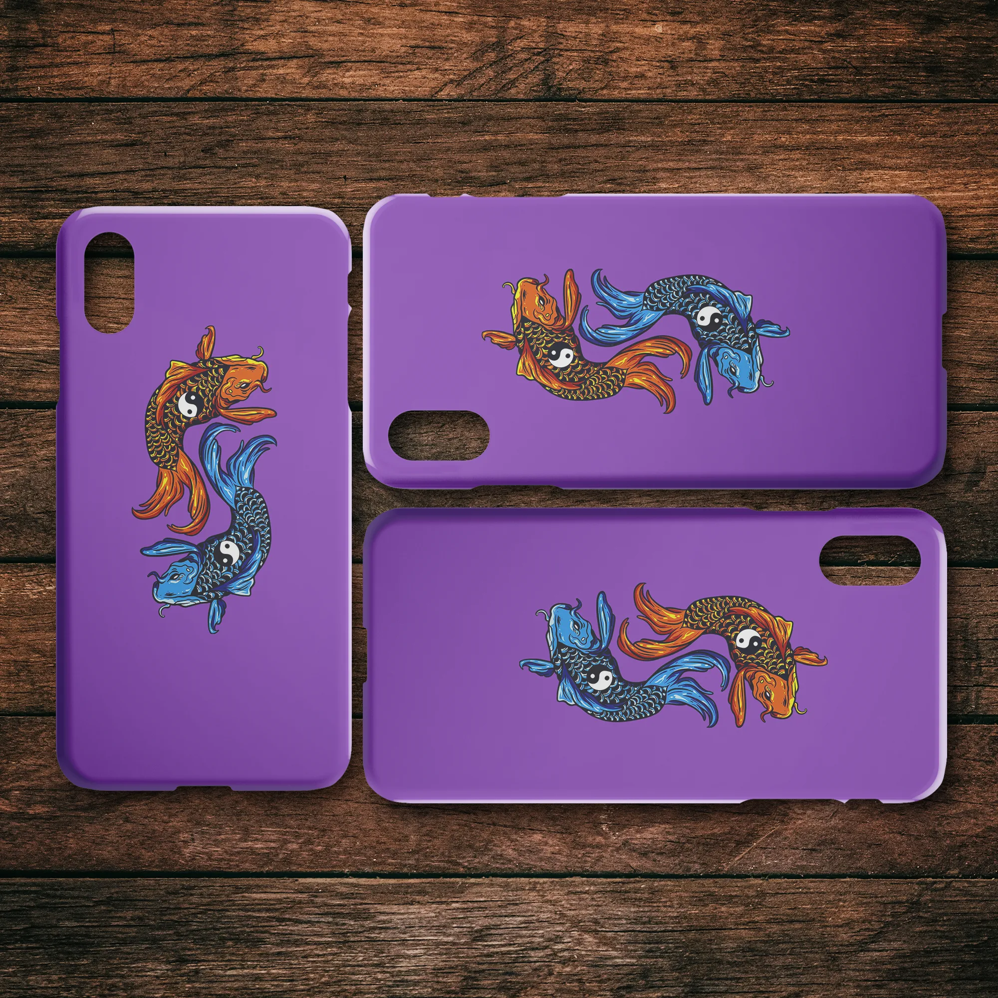 Yin-Yang Koi iPhone Case