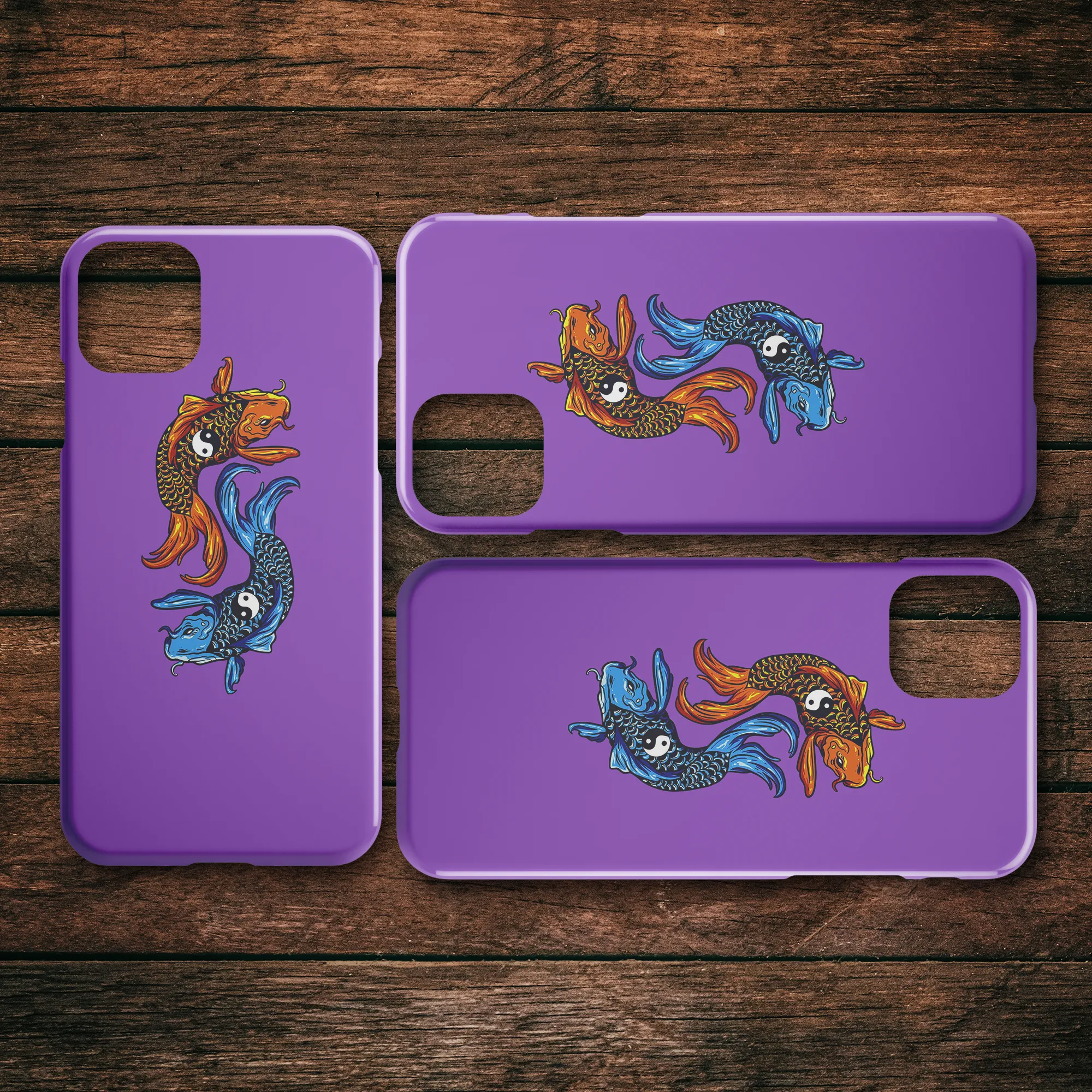 Yin-Yang Koi iPhone Case