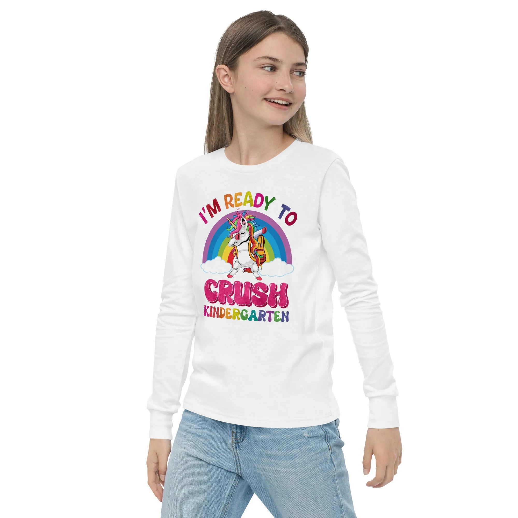 Youth long sleeve tee, Back to School ,Soft Cotton, Unisex,