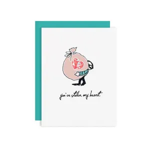 You've Stolen My Heart Bandit Card