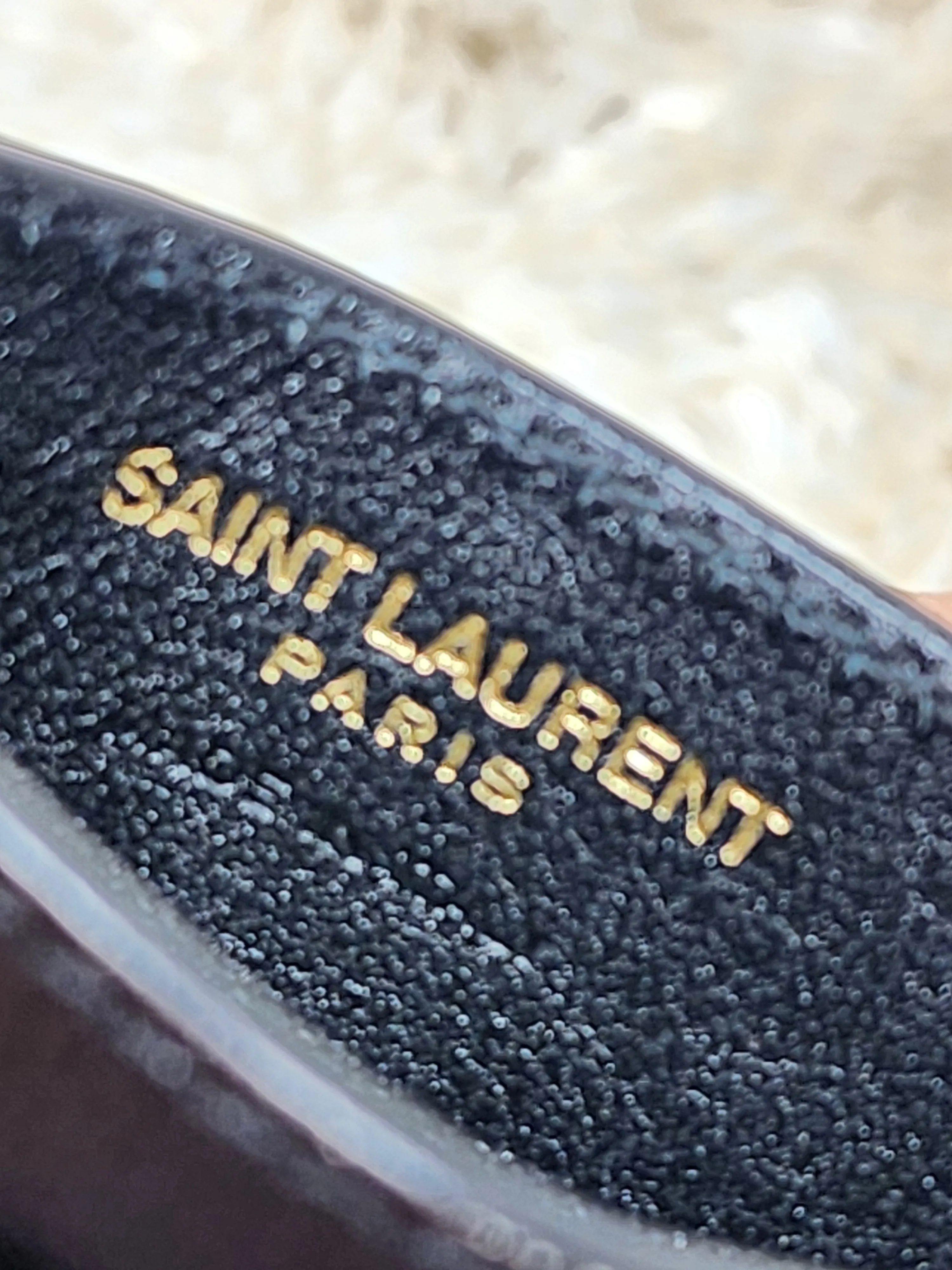 YSL BLACK CAVIAR CARD CASE