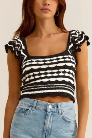 Z Supply: Noella Top in Black