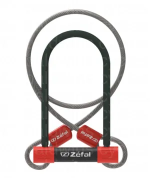 Zefal K-Traz U13 U-Lock with Cable 230mm. SOLD SECURE Silver