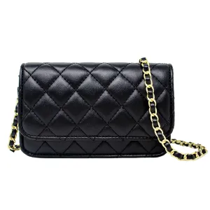 Zomi Gems Classic Quilted Bag - Black
